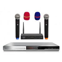 Комплект Караоке BBK DVP036S HOME с оценкой исполнения 2 радиомикрофона