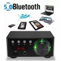  Стильный стерео усилитель с Bluetooth 5,0 ,50WX2